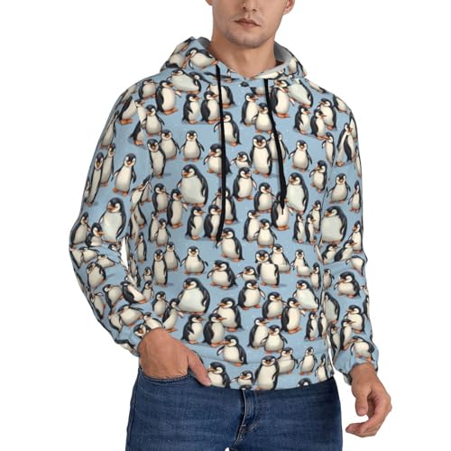 Sweat à capuche pingouin homme idéal pour vos sorties décontractées