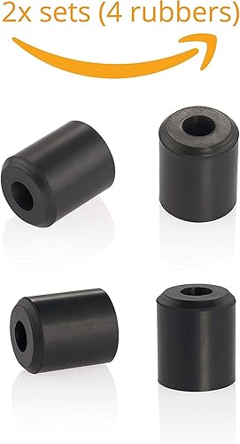 Miniatura 6 de (4 unidades) Percha de montaje en pared de snowboard o esquí de alta calidad, de goma de grado militar para almacenamiento y estante por GHOST MOUNTS