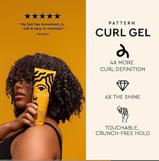PATTERN Beauty by Tracee Ellis Ross Curl Gel, 3 Fl Oz, Travel Size, Best for Curlies, Coilies and Tight-Textured, 3a to 4c
