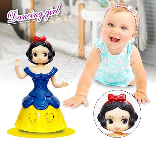 Image of VGRASSP Dancing Little Princess Doll Toy for Kids Dynamic Music and Lights - Bump and Go Battery Operated Angel Doll with Detachable Body - Color As Per Stock