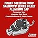 Top Street Performance JM2000C Chrome Power Steering Pump - Saginaw P Series for Classic Cars, Enhanced Steering Control - Ideal for Hot Rods and Engine Swaps, Compatible with GM Vehicles (1955-1976)