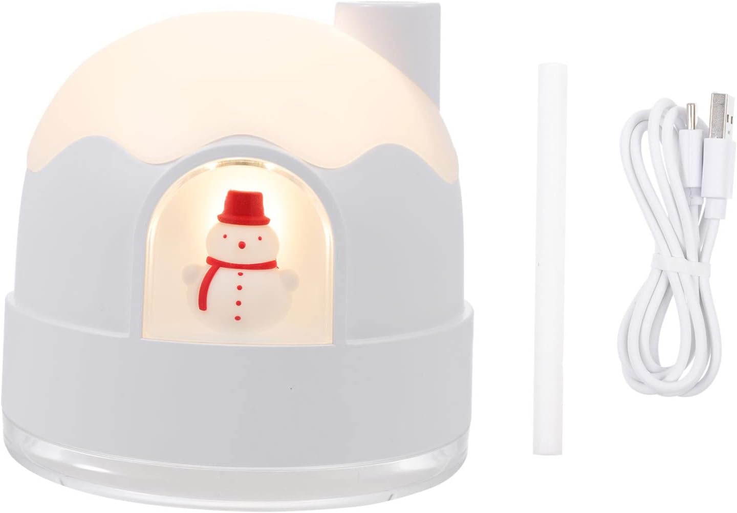 VOSAREA 1pc Multifunctional Usb Humidifier Night Light Quiet Aroma Diffuser for Home and Office Rechargeable Humidifier for Better