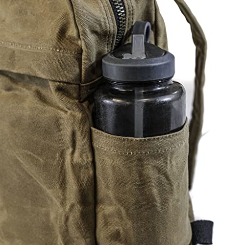 Readywares Waxed Canvas Durable Rugged Backpack For Men And Women, Laptop Sleeve, Travel, Work, Book Bag Rucksack Or Satchel #TOP4