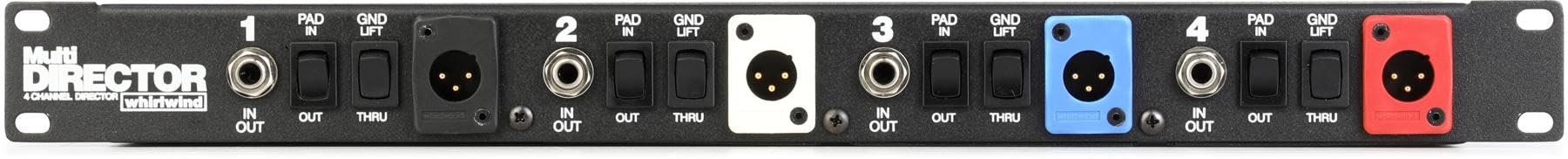 配信機器・PA機器・レコーディング機器 whirlwind MULTI-DIRECTOR Passive 4ch DI Amazon.com: Whirlwind MultiDirector 4-Channel Passive