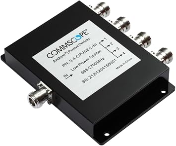 CommScope / Andrew - S-4-CPUSE-L-NI - 698-2700 MHz 4-Way Low Power Splitter