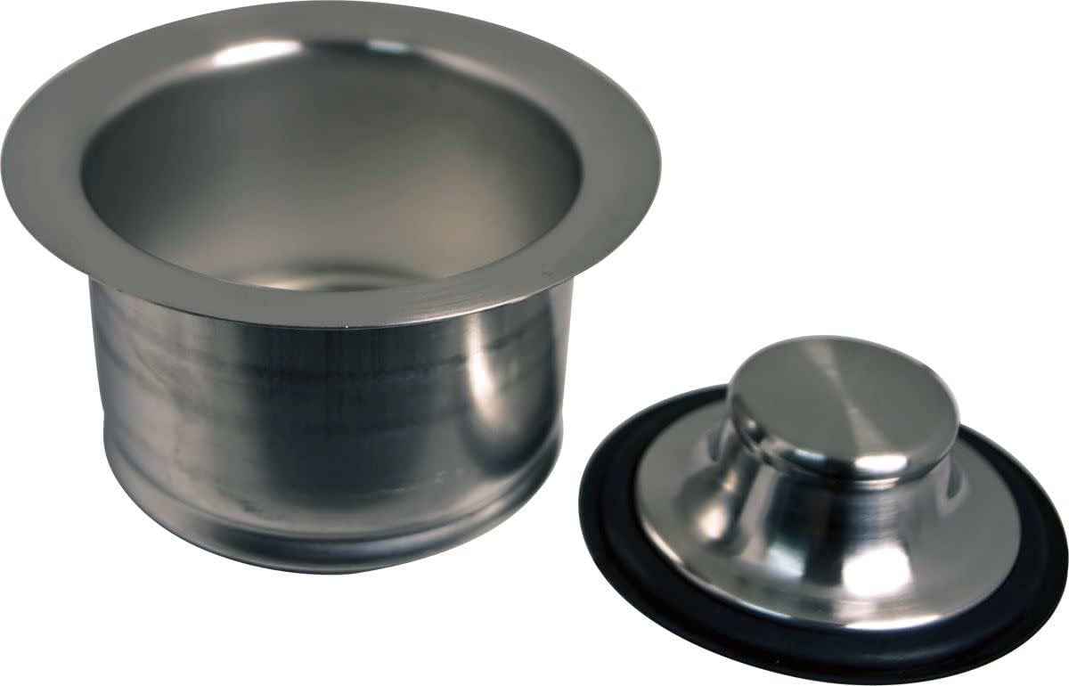 PROFLO PF163 Garbage Disposal Deep Flange with Stopper - Matte Black
