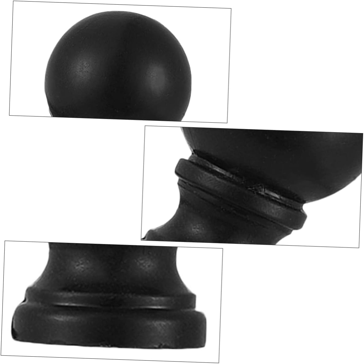 10pcs Table Lamp Finials Set Decorative Knob for Floor and Desk Lamps 30XH49 Plastic Shade Accessories Easy to Install Lighting Decor