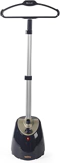 Beldray Vaporizador de prendas independiente – Vertical, depósito de agua de 1,4L, 40 minutos de vapor, percha giratoria 360º, cepillo para telas, 3 niveles de vapor, altura extensible, 1800W