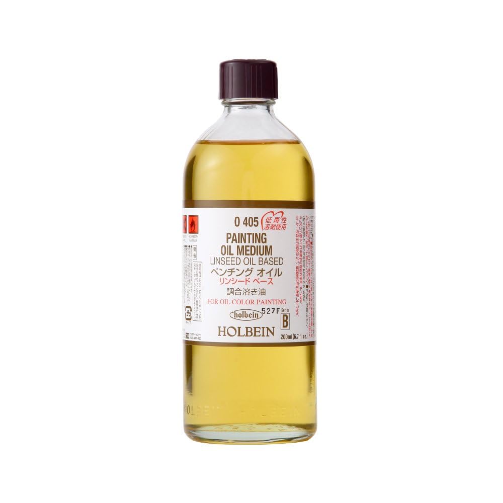Holbein Oil Painting Fluid O405 200ml Pliers Oil Linseed Base (Blended Oil) 05405 200 ml