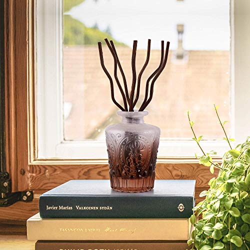 General 100Pcs Premium Brown Wavy Rattan Reed Fragrance Diffuser Replacement Refill Sticks #TOP4