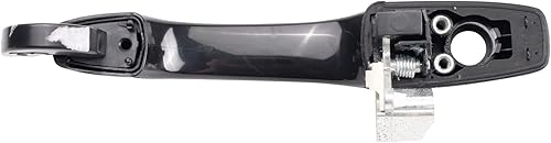 Miniatura 715 de TRQ Manija de la puerta exterior trasera izquierda del lado del conductor negra compatible con Honda Civic 2001-2005