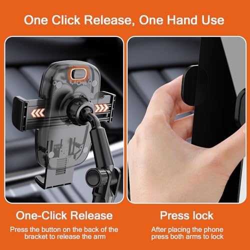 Ikopo CH-17 Cup Holder Phone Mount For Car,Sturdiest Shockproof Car Cell Phone Cup Holder Automobile Cradles Suitable thumb #5