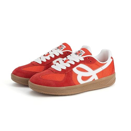 Women's Fashion Sneakers Classic Men's Casual Shoes Comfort Walking Tennis Shoe Red