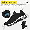 Steel Toe Caps Trainers Lightweight Safety Trainers Safety Shoes Boots Air Cushion Mens Womens Work Industrial Puncture Proof Work Shoes Unisex Non Slip #4
