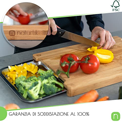 Naturlik tagliere di bambù