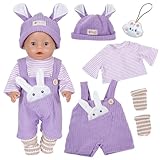 Ropa para muñecas 35-43 cm (morado)