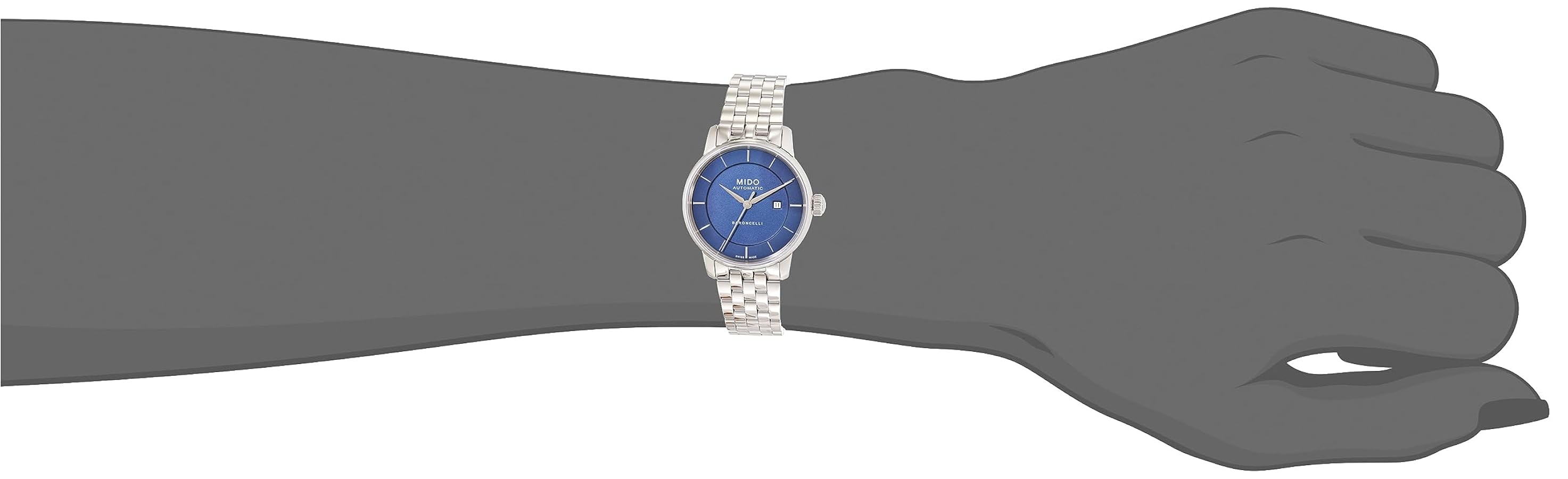 【最終値下げ】MIDO 自動巻き腕時計　BARONCELLI レディース Amazon.co.jp: [ミドー]MIDO 腕時計BARONCELLI (バロンチェッリ