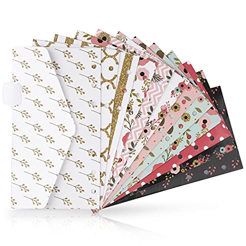 A6 Binder And Budget Envelopes + Bonus Stickers, Budget Binder With Cash Envelopes For Budgeting, Mini Cash Envelope Wallet, Small Budget Planner, Cash Envelope Binder With Money Envelopes (Black) #TOP5