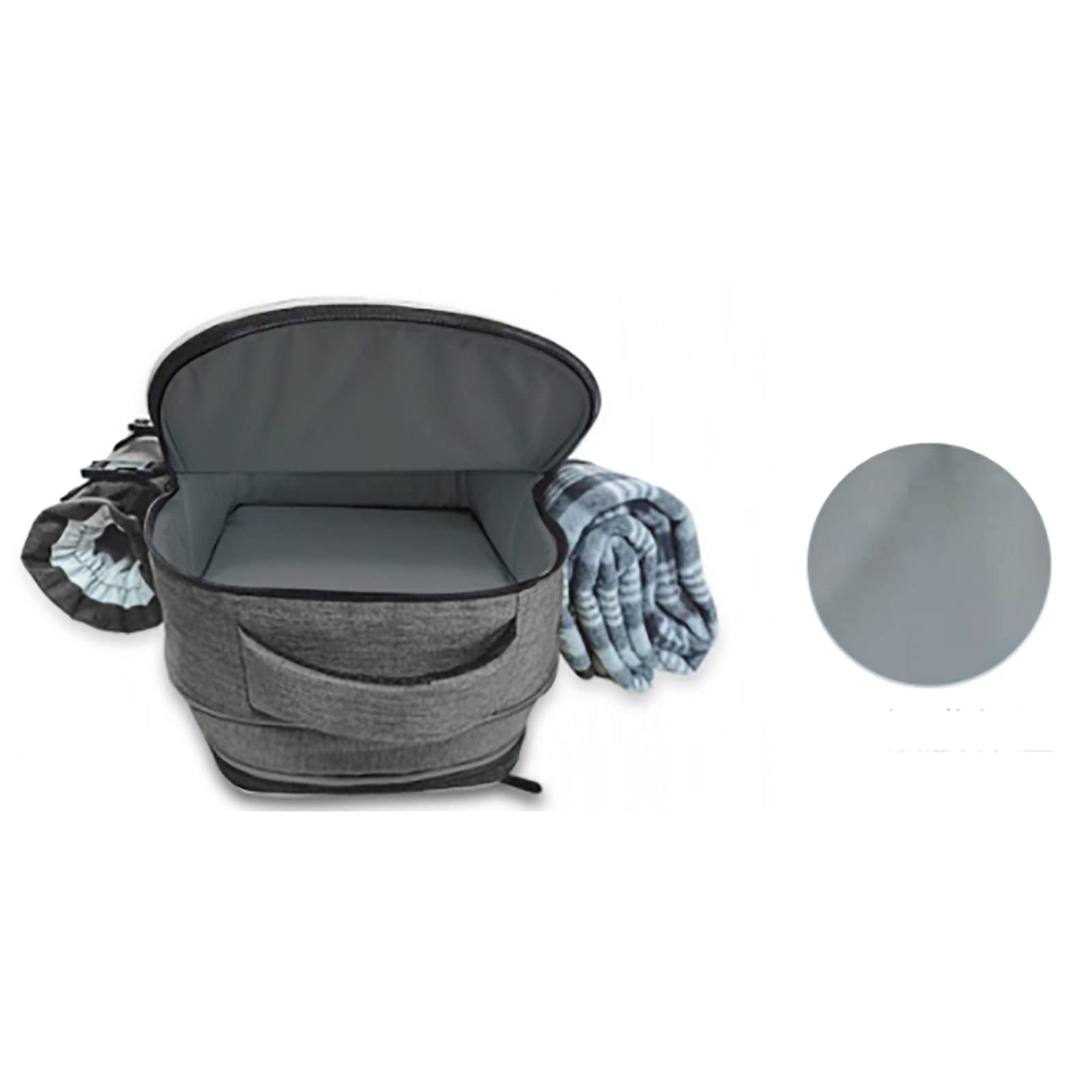 Zaino termico termico, borsa termica per il pranzo a due piani, leggera, con tagliere, grande capacità, impermeabile, per viaggi, escursionismo, spiaggia, scuola, campeggio, barbecue