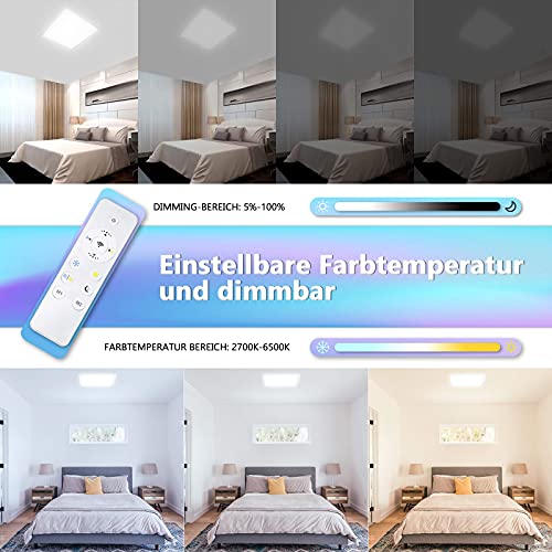 Oubo LED Panel dimmbar 120×30 cm mit Farbwechsel und Fernbedienung