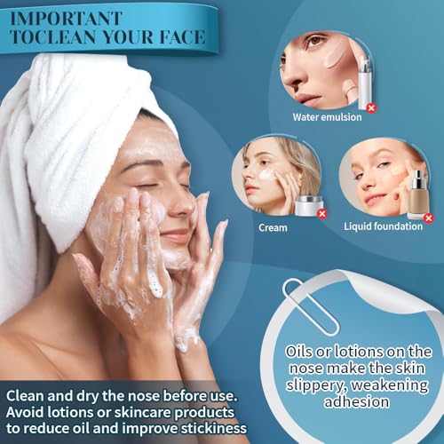 Nasal Strips 80 Pieces Snoring Aids for Men Anti snoring Devices Nose Strips Relieve a Blocked Nose Due to Colds for Sleep Anti Snore Drug-Free - Image 3