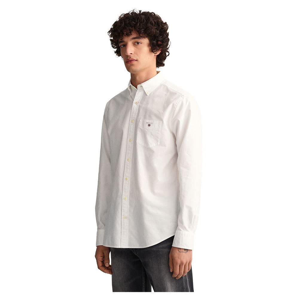 Gant Reg Oxford - Maglietta Camicia Uomo (Pacco da 1)