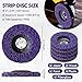 Landhoow 20 Pcs Strip Discs Rust Remover Wheel 4