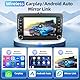 [4+64G] Android Autoradio für VW Jetta Passat Golf Beetle Tiguan Touran Seat Altea Skoda Polo Caddy Wireless Carplay Android Auto, 7’’Touchscreen Radio Bluetooth 5.0/GPS/Rückfahrkamera/FM/RDS/WiFi/SWC