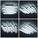Modern Crystal Chandeliers 6 Lights LED Flush Mount Ceiling Light 20.4
