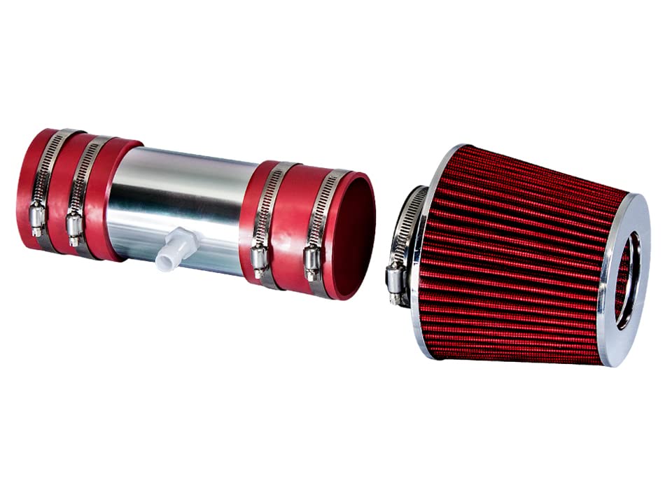 Rtunes Racing Short Ram Air Intake Kit + Filter Combo RED For 09-11 Traverse LS/LT/LTZ 3.6L V6 DOHC