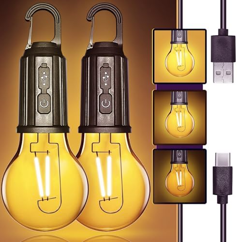 Camping Lights Rechargeable【2...