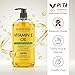 Majestic Pure Vitamin E Oil 8 Fl Oz - 100% Pure and Natural- Cold Pressed & Hexane Free Natural Hair Growth Oil for Eyelashes, Eyebrows, Skin, Body, Face, Nails & Scalp