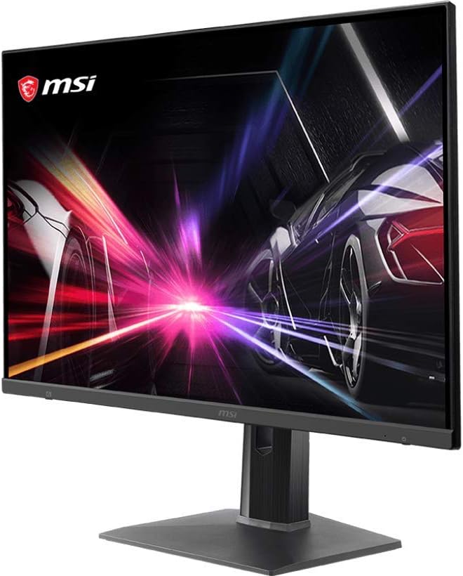 msiQHD Rapid-IPS Quantum DOT Gaming Non-Glare Super Narrow Bezel 1ms 2560 x 1440 165Hz Refresh Rate Adjustable Arm G-Sync Compatible 27” Gaming Monitor (Optix MAG274QRF-QD),Black