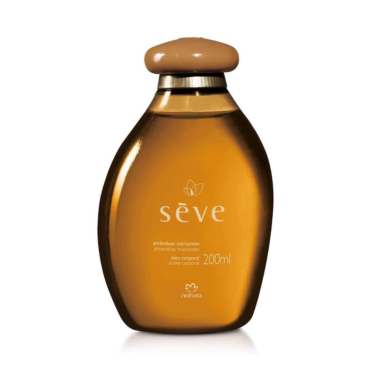 Linha Seve Natura - Amendoas Marcantes Oleo Desodorante Corporal 200 Ml - (Natura Seve Colletion - Striking Almonds Body Shower Oil 6.76 Fl Oz)