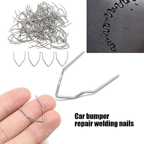 FLOX 600 Pcs Repair Welding Nail For Car Bumper, Wave Hot Staples, Sheet Metal Repair Tool, Automotive Plastics Repair Machine Welding Hot Stapler For All Cars