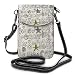 Produktbild Travel Respect_1052 Klassische Stil Sehr Bequeme, schöne und Elegante, glänzende Augen Kleine Handy-Geldbörse 4,9 x 7,6 Zoll