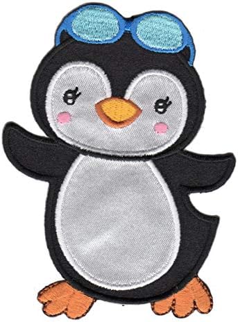 PatchMommy Penguin Patch, Iron On / Sew On - Appliques for Kids Children