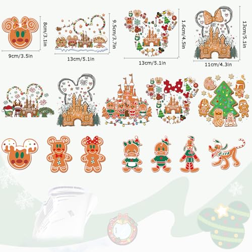 Imanes decorativos de Navidad RiVolTa, 16 piezas miniatura 2