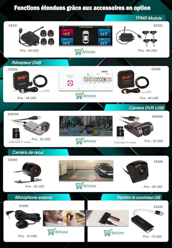 8GB+128GB Qualcomm 8 Core Android 14 DAB+ Head Unit for BMW 3er E90 E91 E92 E93 5er E60 E61 6er E63 E64 2005-2008 GPS Sat Nav Carplay Android Auto WiFi 4G USB Bluetooth 5.1 OEM Idrive 8.8" Touchscreen - Image 11