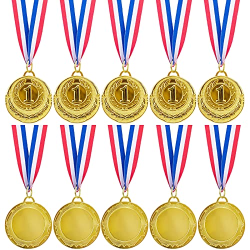 Abaokai 12 Pieces Gold 1St Place Award Medals-Winner Medals Gold Prizes For Sports, Competitions, Party, Spelling Bees, Olympic Style, 2 Inches #TOP2