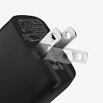 Amazon Basics 30W Un seul port GaN USB-C Chargeur mural pour tablettes et téléphones avec alimentation - noir