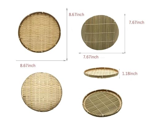 Generic 10153433 Japan, Zaru Soba Tray, Bamboo Round Zaru Basket & Misu/Colander thumb #1