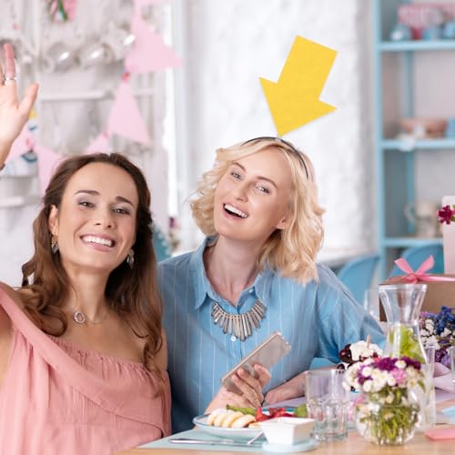 2 Stück Pfeil-Stirnband, lustiger Pfeil-Haarreifen, Festival-Foto-Requisiten, Neuheit Artikel Kopfschmuck Kostüm Haarband für Geburtstag, Karneval, Ostern, Halloween, Party-Zubehör