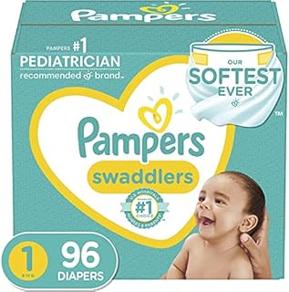 Pampers Swaddlers Newborn Diaper Size 1 96 Count