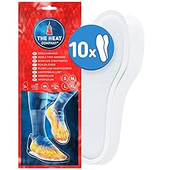 THE HEAT COMPANY Sohlenwärmer – 5, 10 oder 30 Paar – EXTRA WARM – Wärmesohlen – Fußwärmer – 8 Stunden warme Füße – sofort einsatzbereit – luftaktiviert – rein natürlich – Small, Medium, Large, X-Large