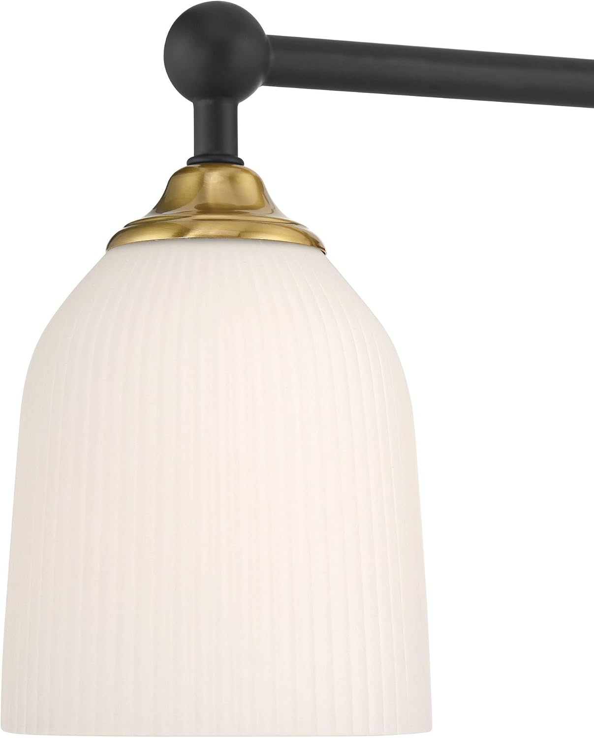 Possini Euro Design Possini Euro Zaragoza 32" Wide Gold and Black 4-Light Bath Light