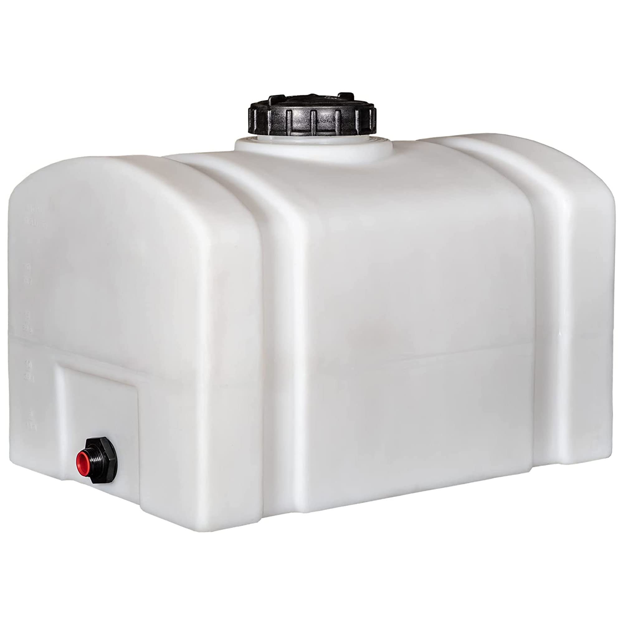 RomoTech 82123899 Depósito de Agua abovedado de Polietileno, 26 galones, Fabricado en los Estados Unidos, Tanque de Polietileno para Agua y líquidos no inflamables, a Prueba de óxido y corrosión