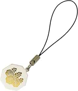 家紋　ストラップ Amazon.co.jp: チタン武将家紋ストラップ 「五七桐」 豊臣秀吉