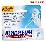 Boroleum for Nasal Soreness (36 Pack), 17 Grams, 3/5 Ounce per Tube