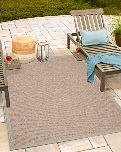 Mia´s Teppiche Denver robuster Outdoor Teppich, modern, Wetterfest & UV-beständig, für Balkon,...